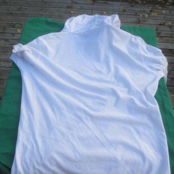 Campus Crew University Outfitter 100% Cotton Varsity White Pullover Hoodie - Picture 8 of 10